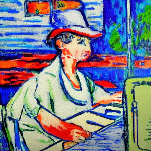 Van Gogh as a programmer